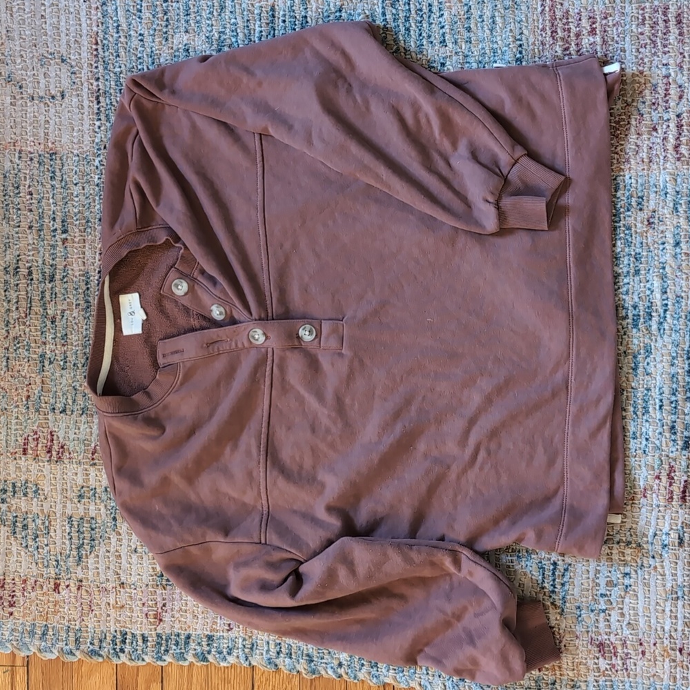 Lou & grey soft sweatshirt mauve size S
